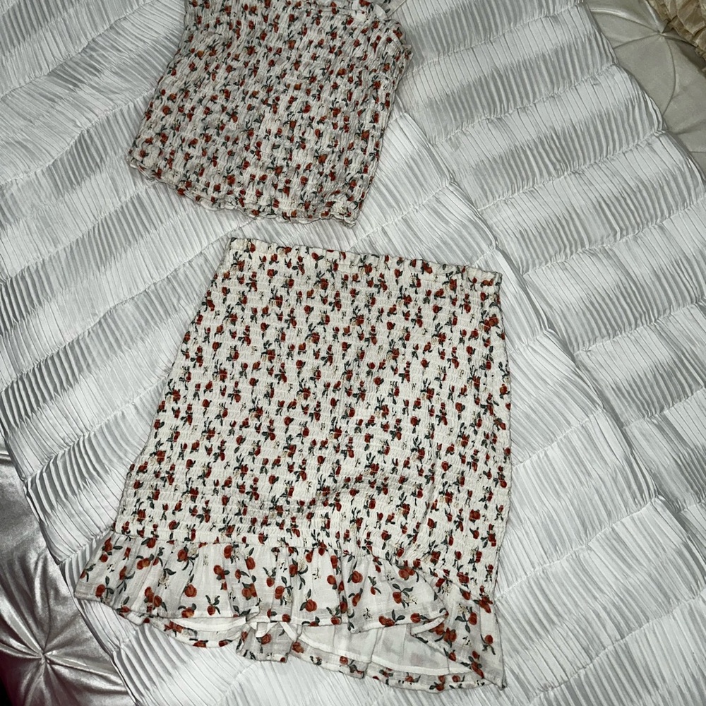 Abercrombie & Fitch Matching Set, Peaches, Size Small